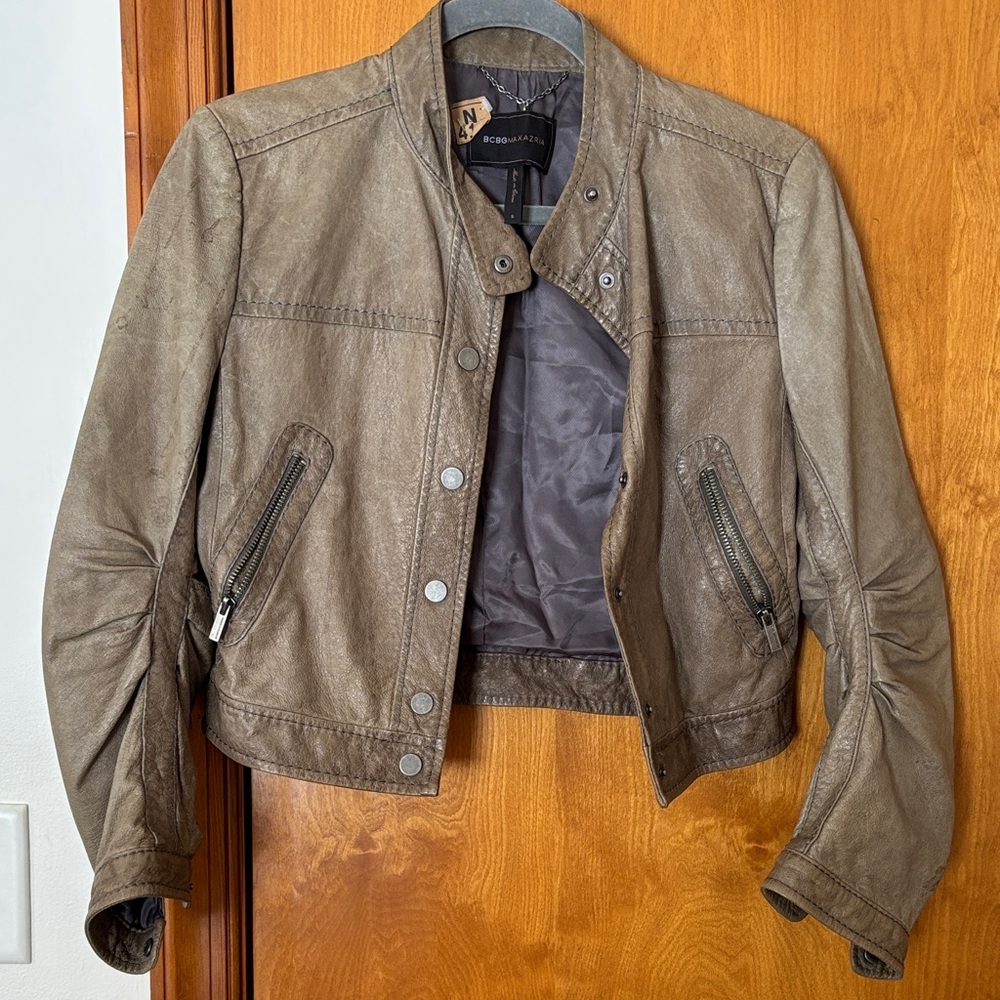 BCBGMaxAzria Leather Jacket